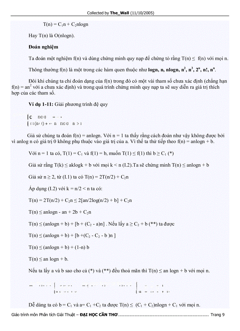 image for page Giáo Trình Phân Tích Giải Thuật