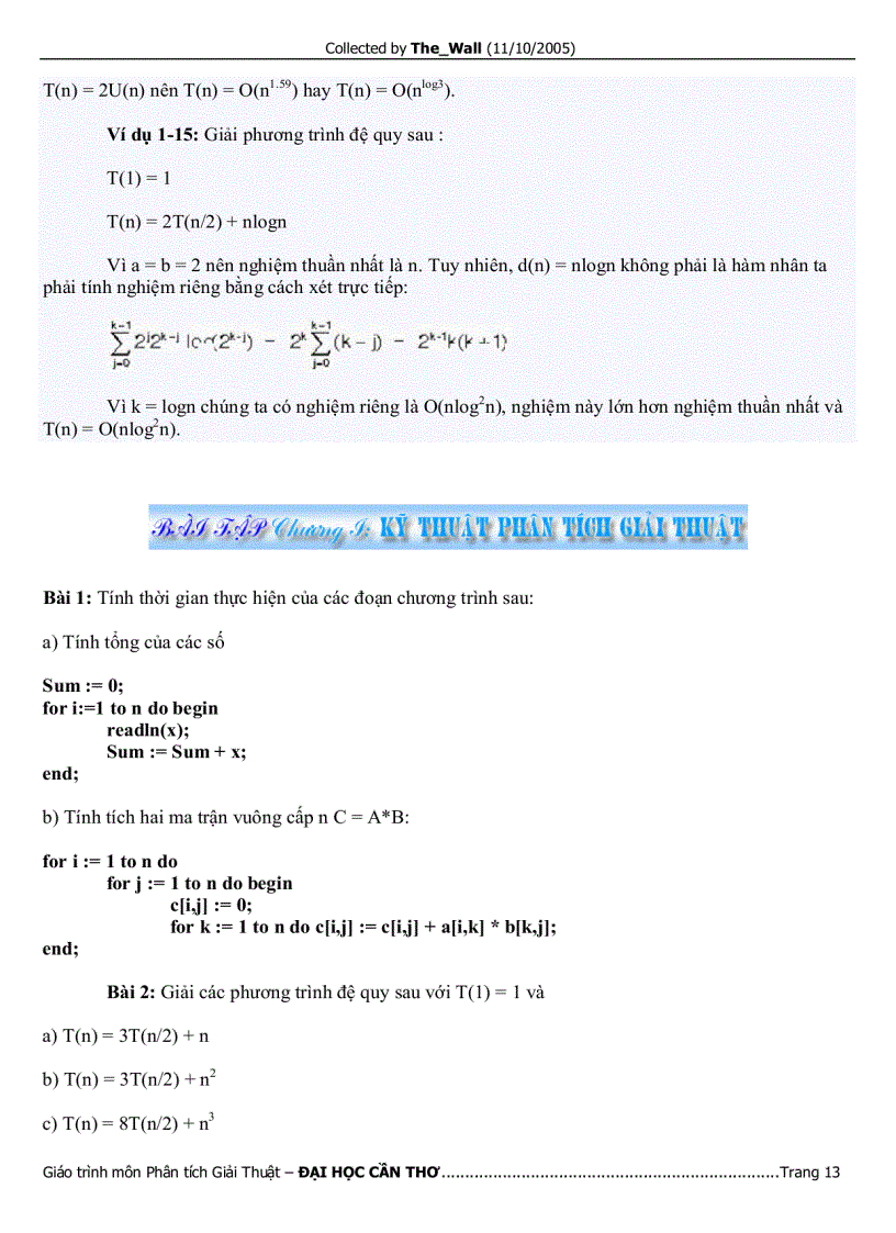 image for page Giáo Trình Phân Tích Giải Thuật