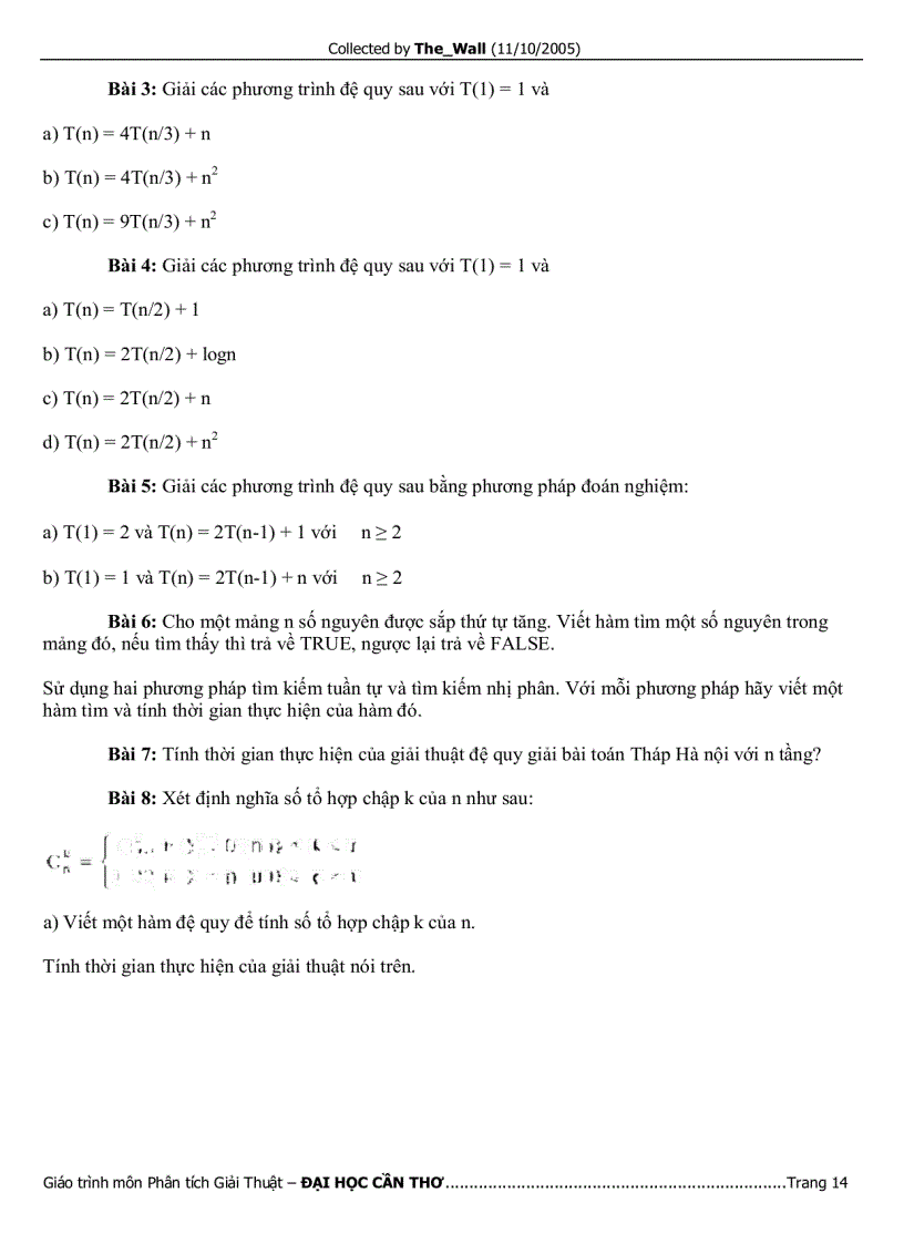 image for page Giáo Trình Phân Tích Giải Thuật