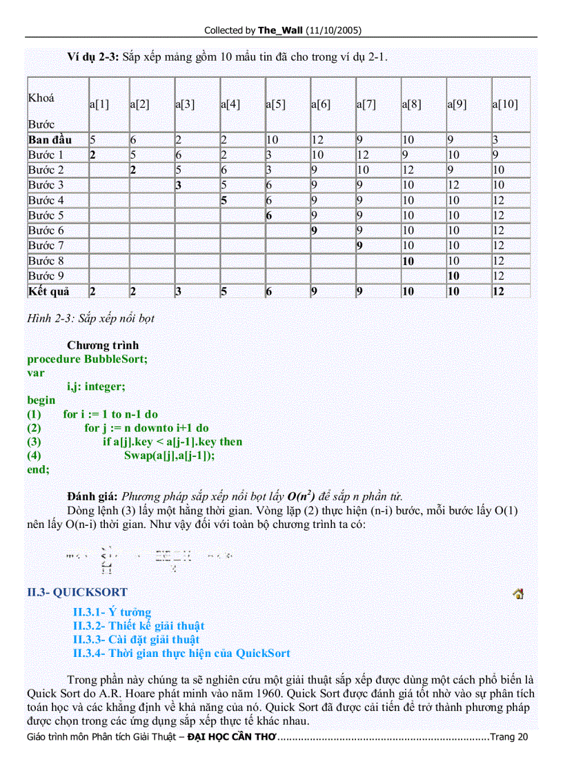image for page Giáo Trình Phân Tích Giải Thuật