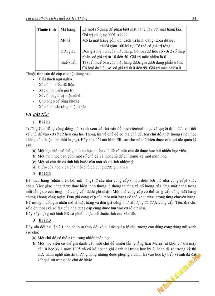 image for page Giáo trình phân tích thiết kế hệ thống