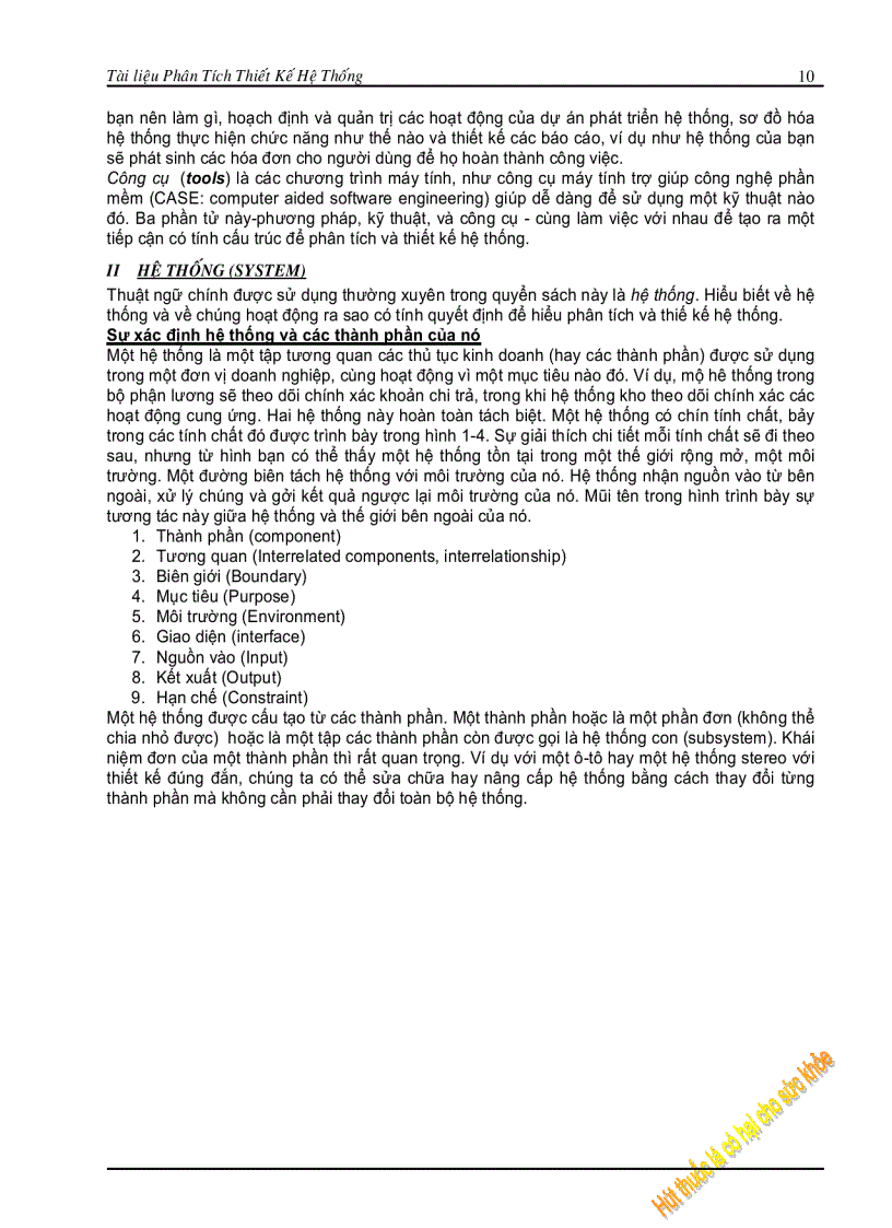 image for page Giáo Trình Phân Tích Và Thiết Kế Hệ Thông PDF