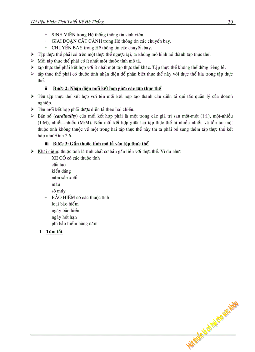 image for page Giáo Trình Phân Tích Và Thiết Kế Hệ Thông PDF