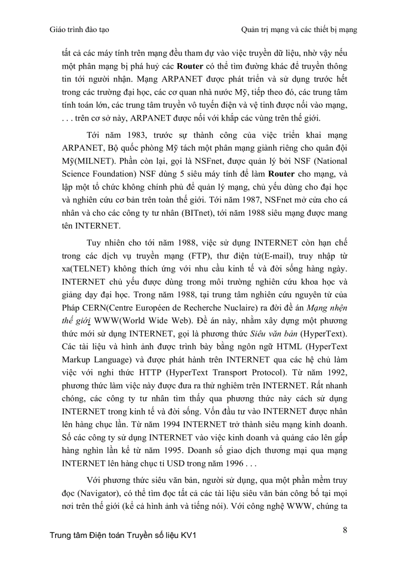 image for page Giáo Trình Quản Trị Mạng