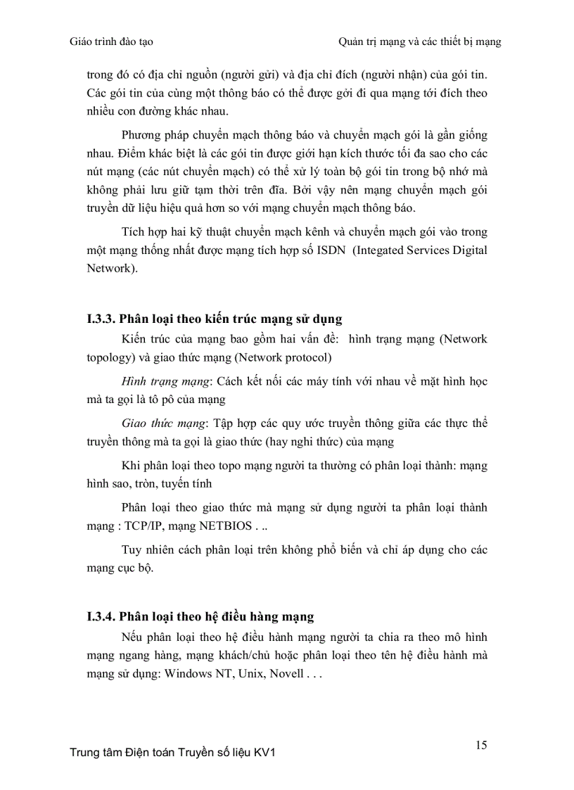 image for page Giáo Trình Quản Trị Mạng