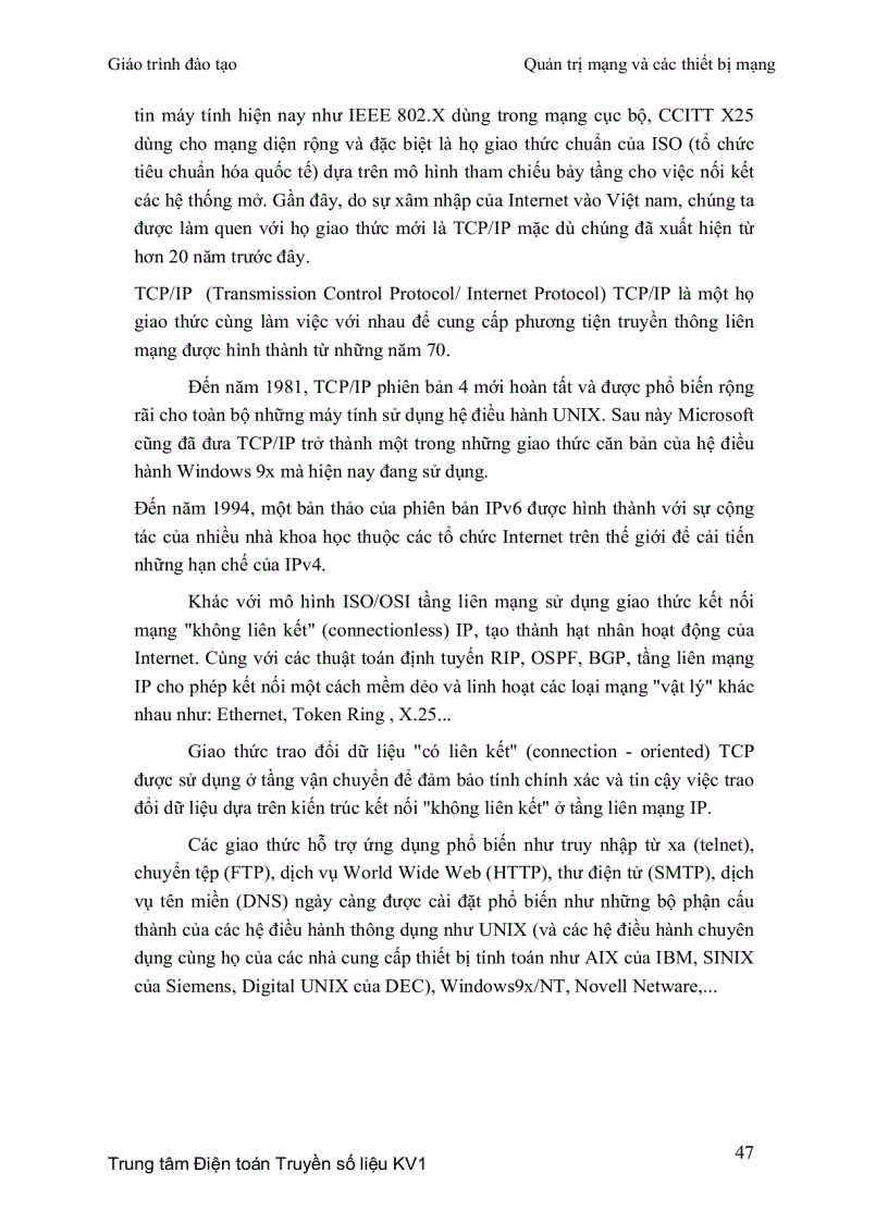 image for page Giáo Trình Quản Trị Mạng