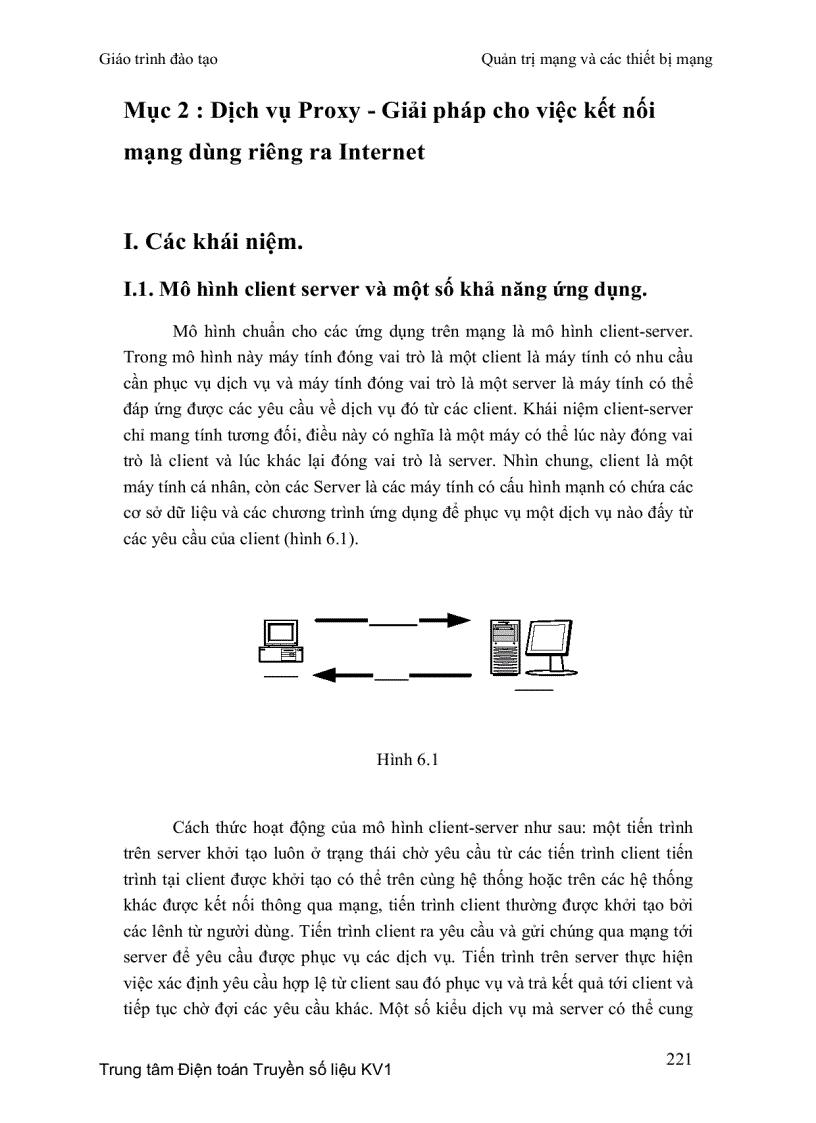 image for page Giáo Trình Quản Trị Mạng