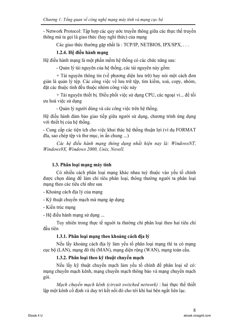 image for page Giáo trình quản trị và thiết bị mạng