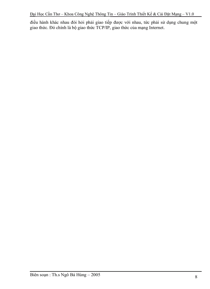 image for page Giáo trình thiết kế cài đặt mạng V1 0