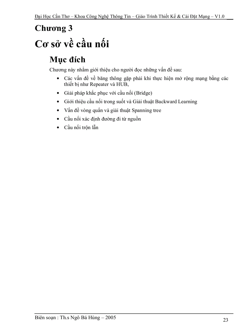 image for page Giáo trình thiết kế cài đặt mạng V1 0