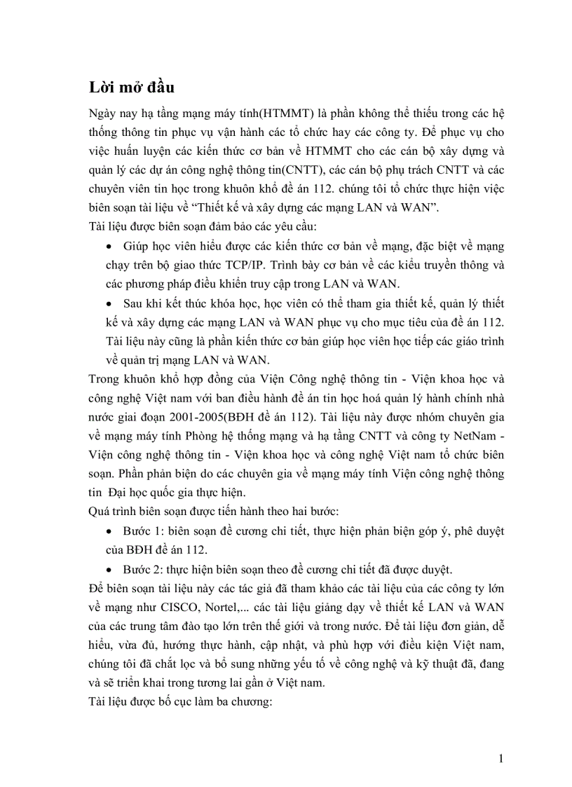 image for page Giáo trình thiết kế xây dựng mạng Lan và Wan