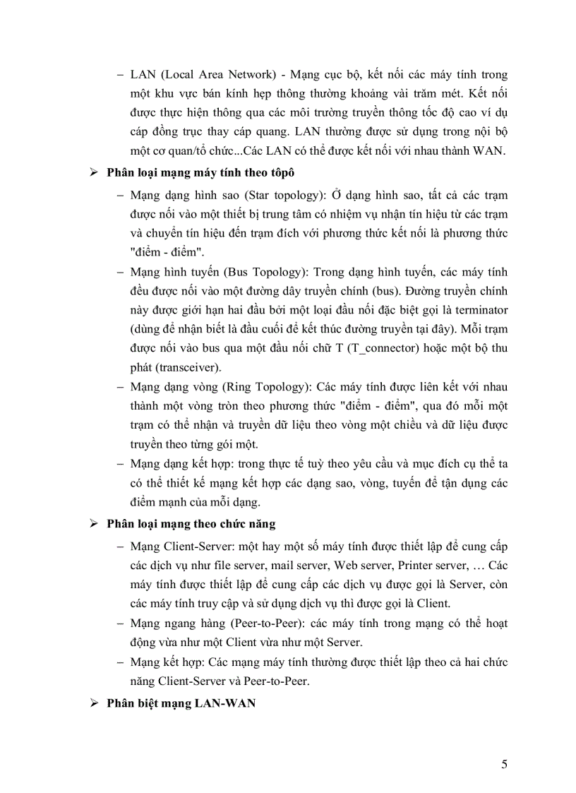 image for page Giáo trình thiết kế xây dựng mạng Lan và Wan