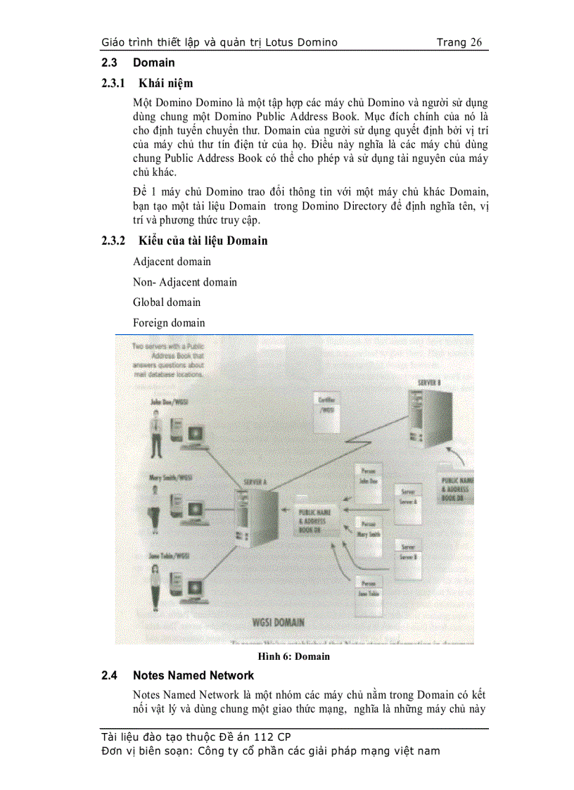 image for page Giáo trình thiết lập và quản trị Lotus Domino