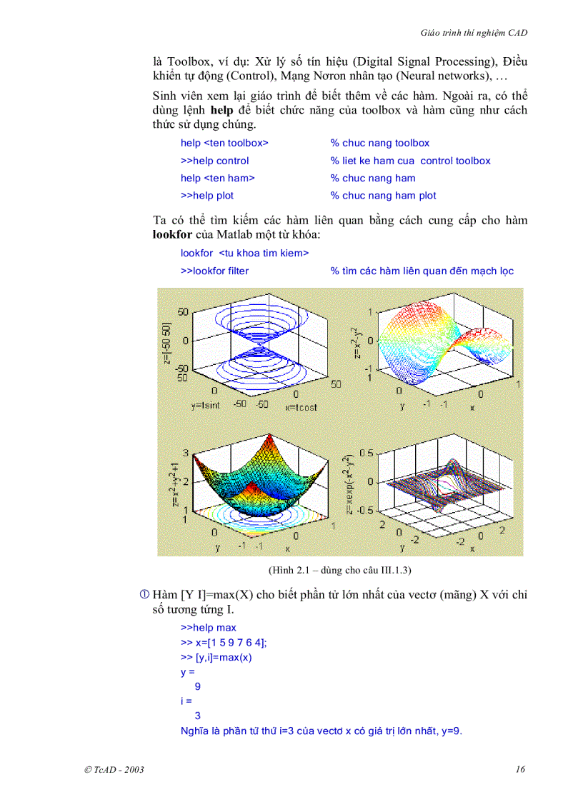 image for page Giáo trình thực hành CAD