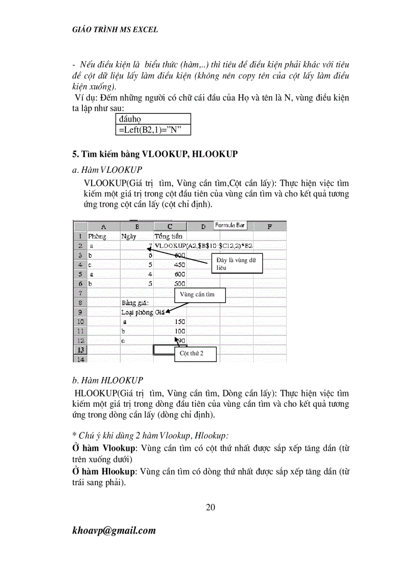 image for page Giáo trình thực hành Microsoft MS EXCEL Toàn Tập