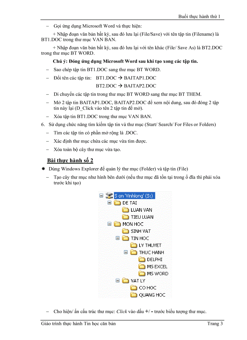 image for page Giáo trình thực hành tin học căn bản