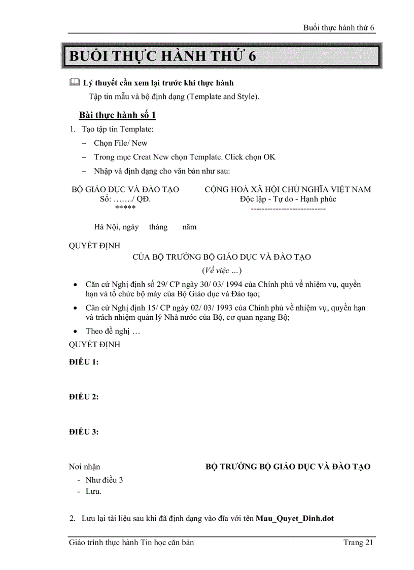 image for page Giáo trình thực hành tin học căn bản