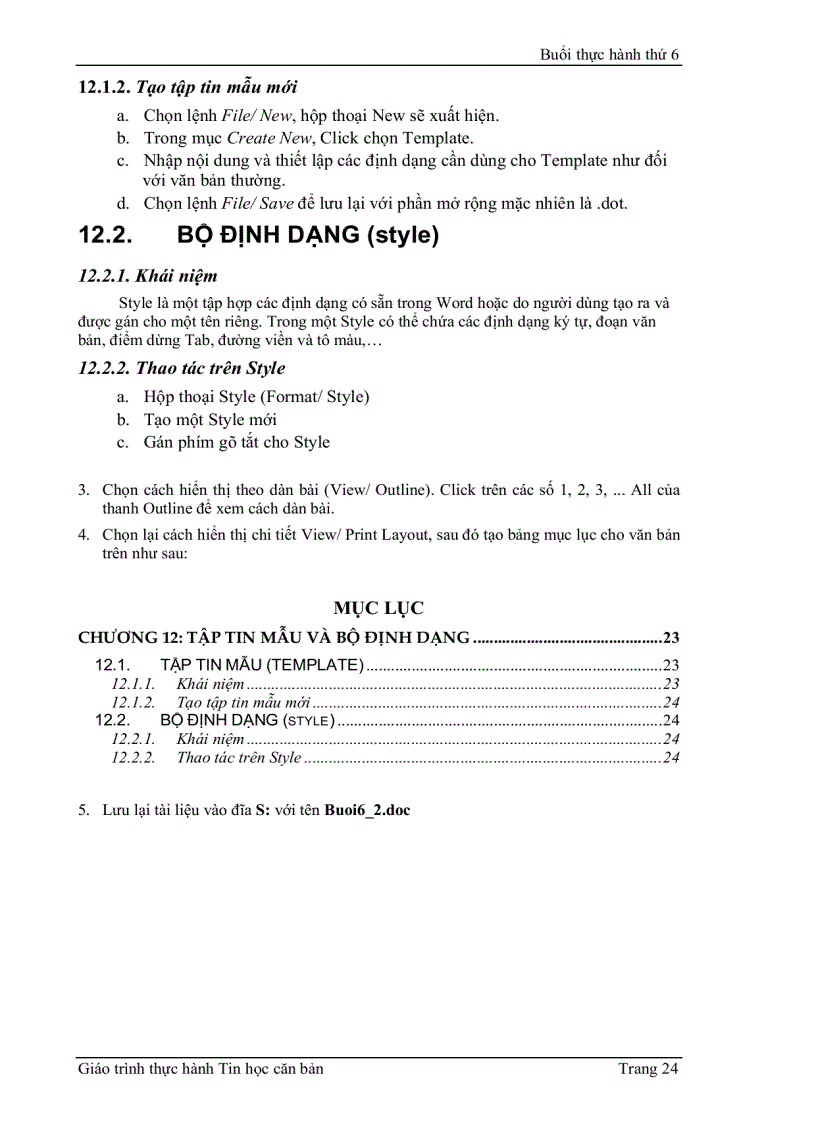 image for page Giáo trình thực hành tin học căn bản