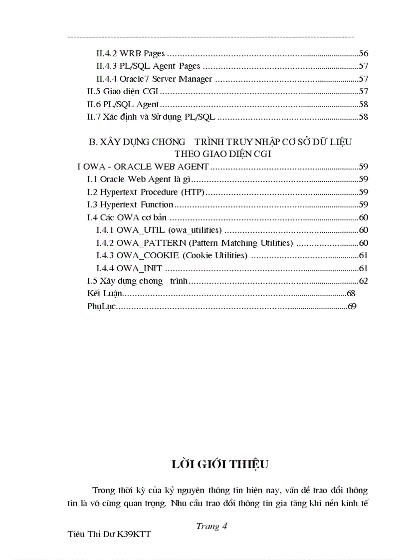 image for page Giáo Trình Truy Nhập Cơ Sở Dữ Liệu Bằng web