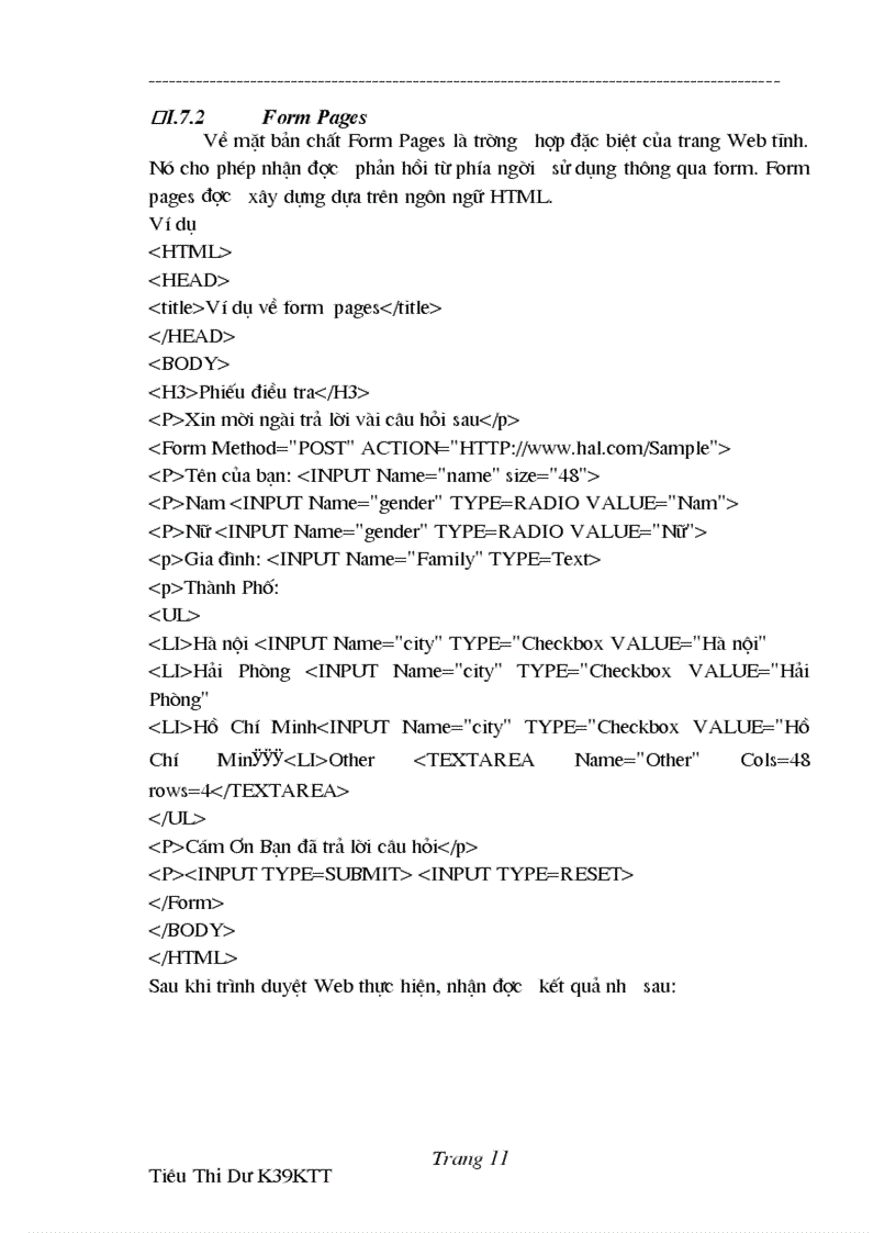 image for page Giáo Trình Truy Nhập Cơ Sở Dữ Liệu Bằng web