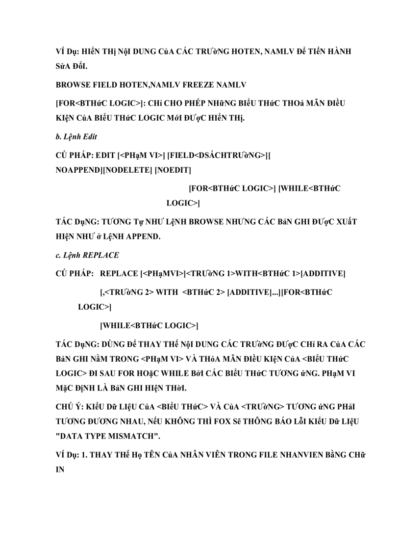 image for page Giáo Trình Visual Foxpro