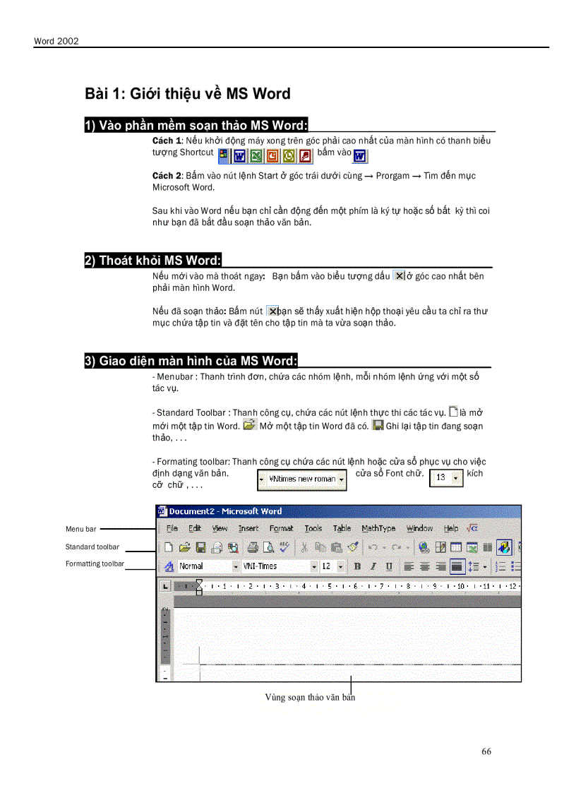 image for page Giáo Trình Word 2002