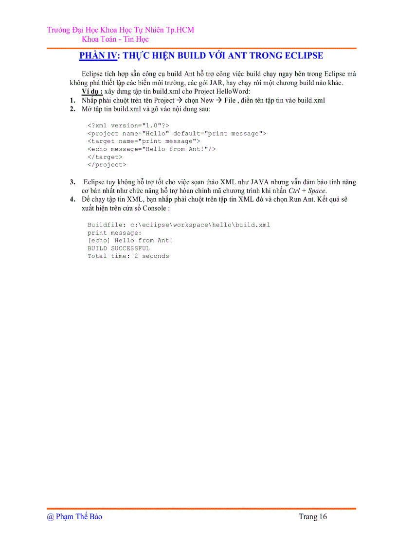 image for page Giới Thiệu Eclipse