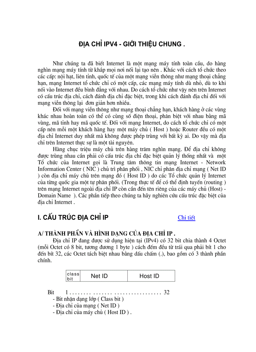 image for page Giới thiệu IP vestion 4