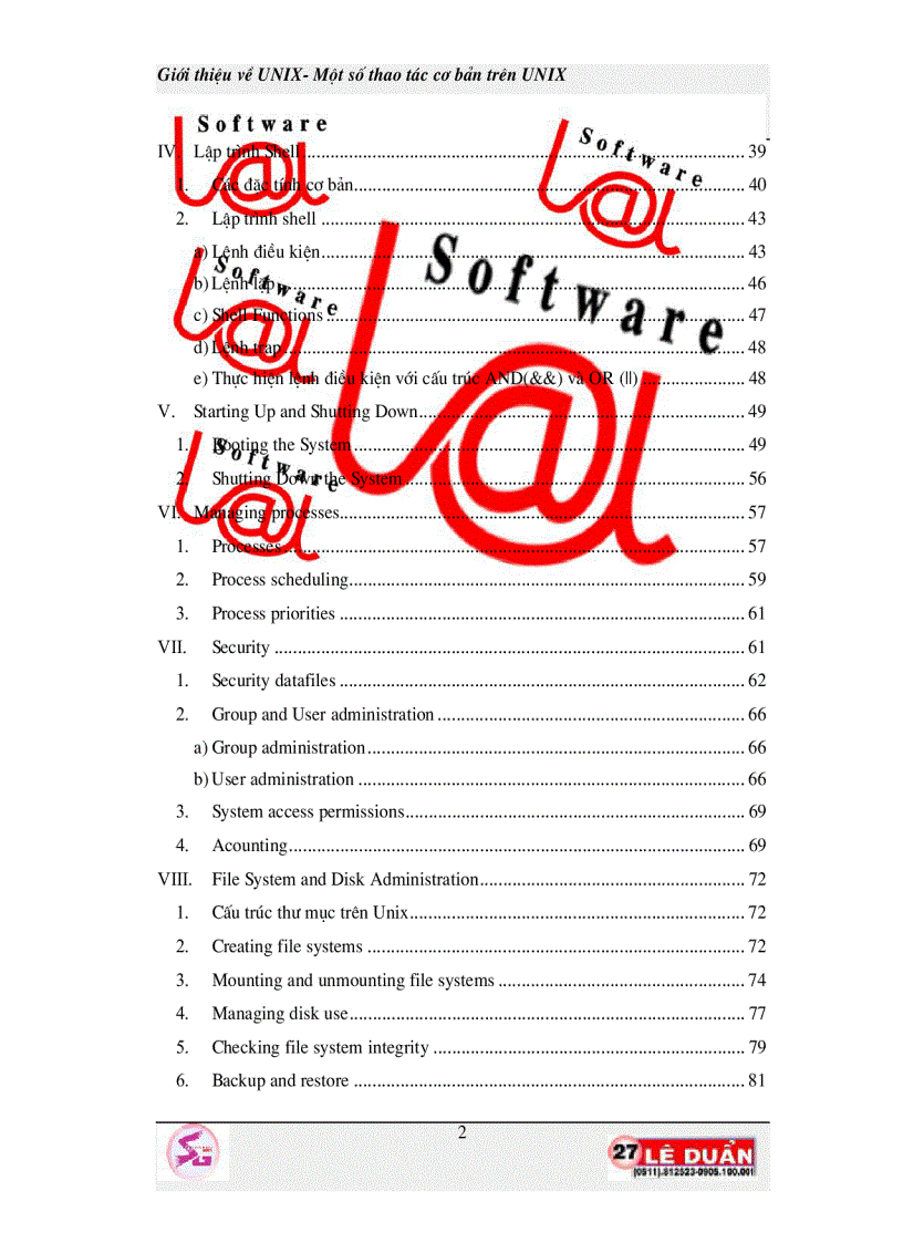 image for page Giới thiệu về Unix Một số thao tác cơ bản trên Unix