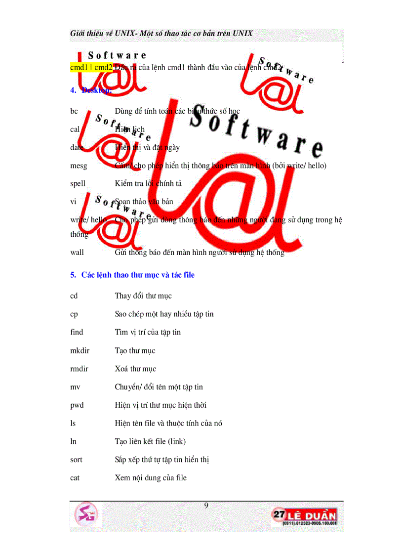 image for page Giới thiệu về Unix Một số thao tác cơ bản trên Unix