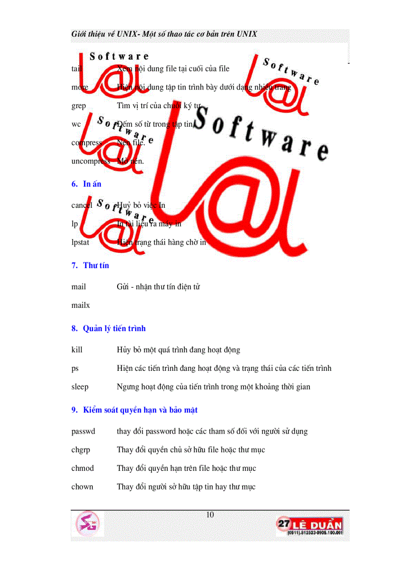 image for page Giới thiệu về Unix Một số thao tác cơ bản trên Unix