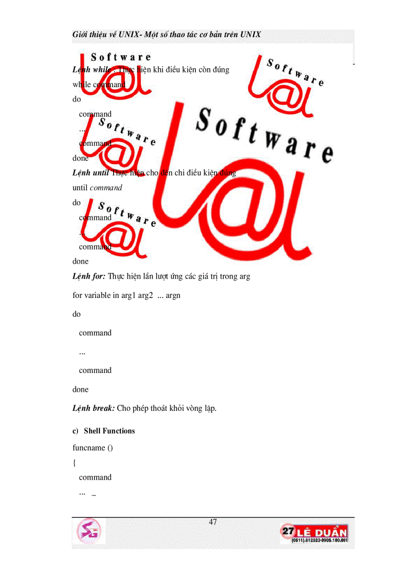 image for page Giới thiệu về Unix Một số thao tác cơ bản trên Unix