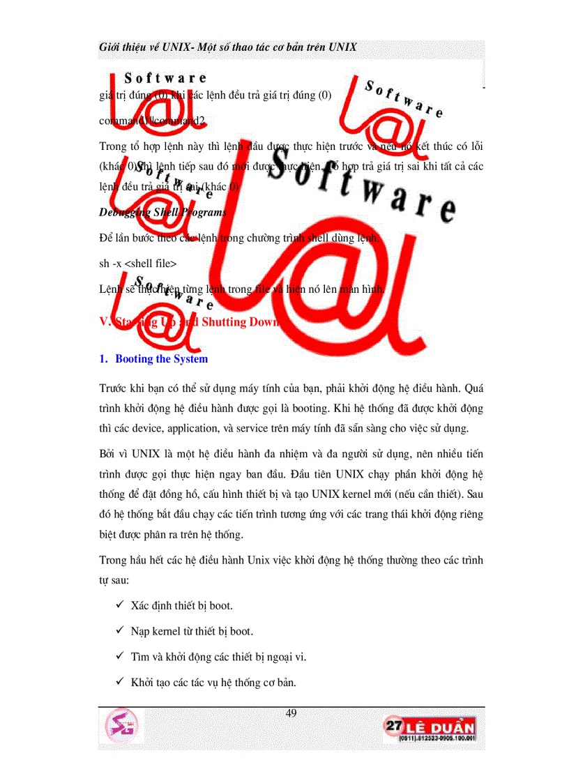 image for page Giới thiệu về Unix Một số thao tác cơ bản trên Unix