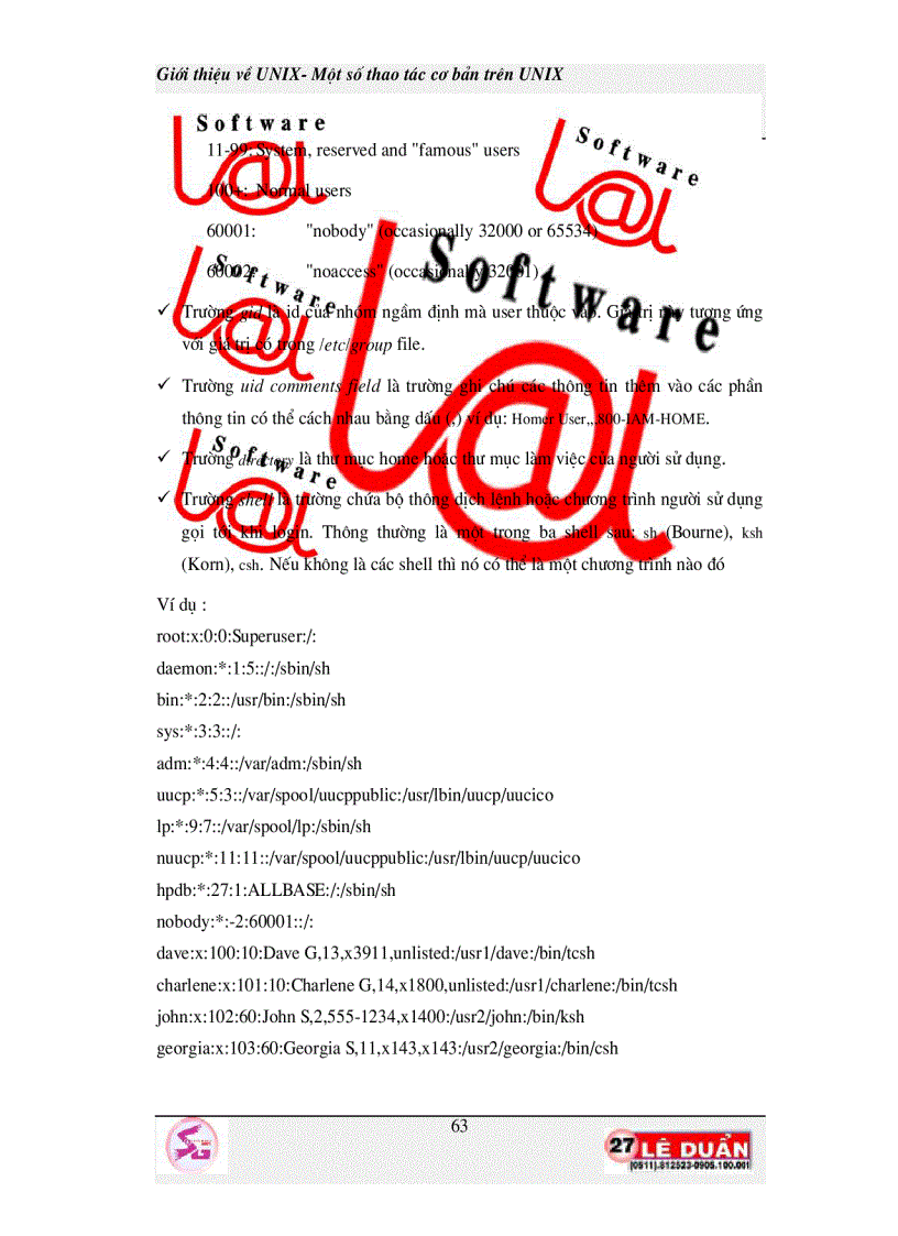 image for page Giới thiệu về Unix Một số thao tác cơ bản trên Unix