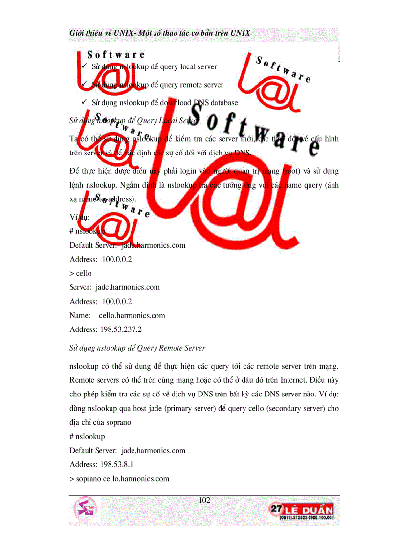 image for page Giới thiệu về Unix Một số thao tác cơ bản trên Unix