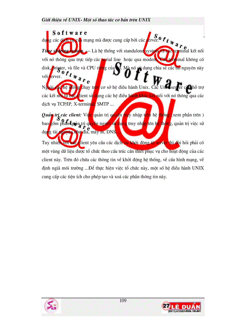 image for page Giới thiệu về Unix Một số thao tác cơ bản trên Unix