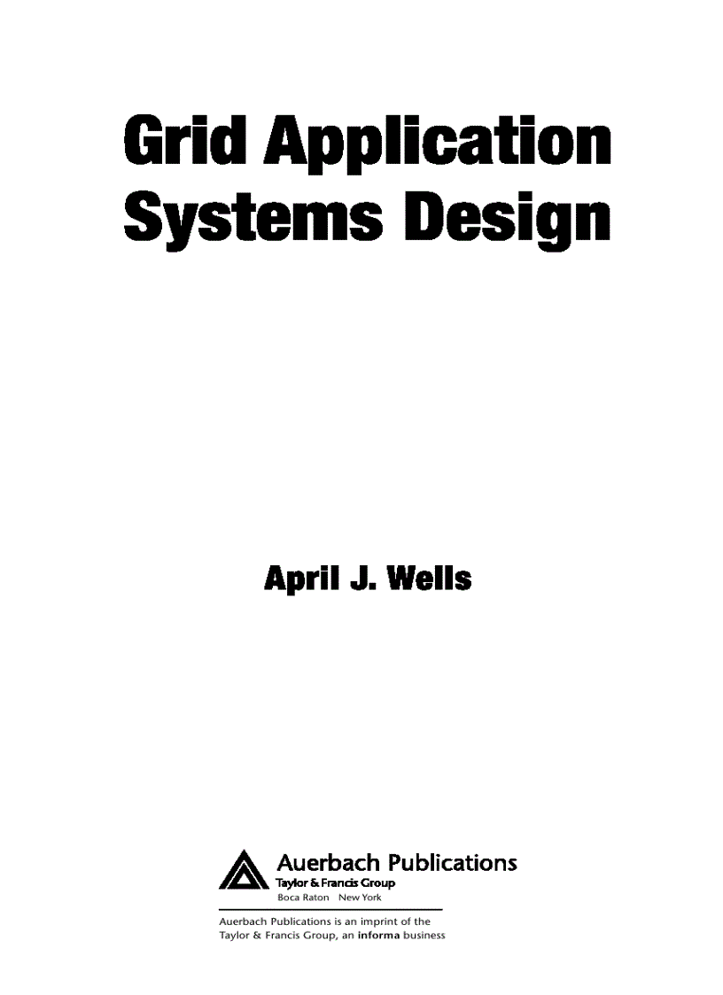 image for page Grid Application Systems Design