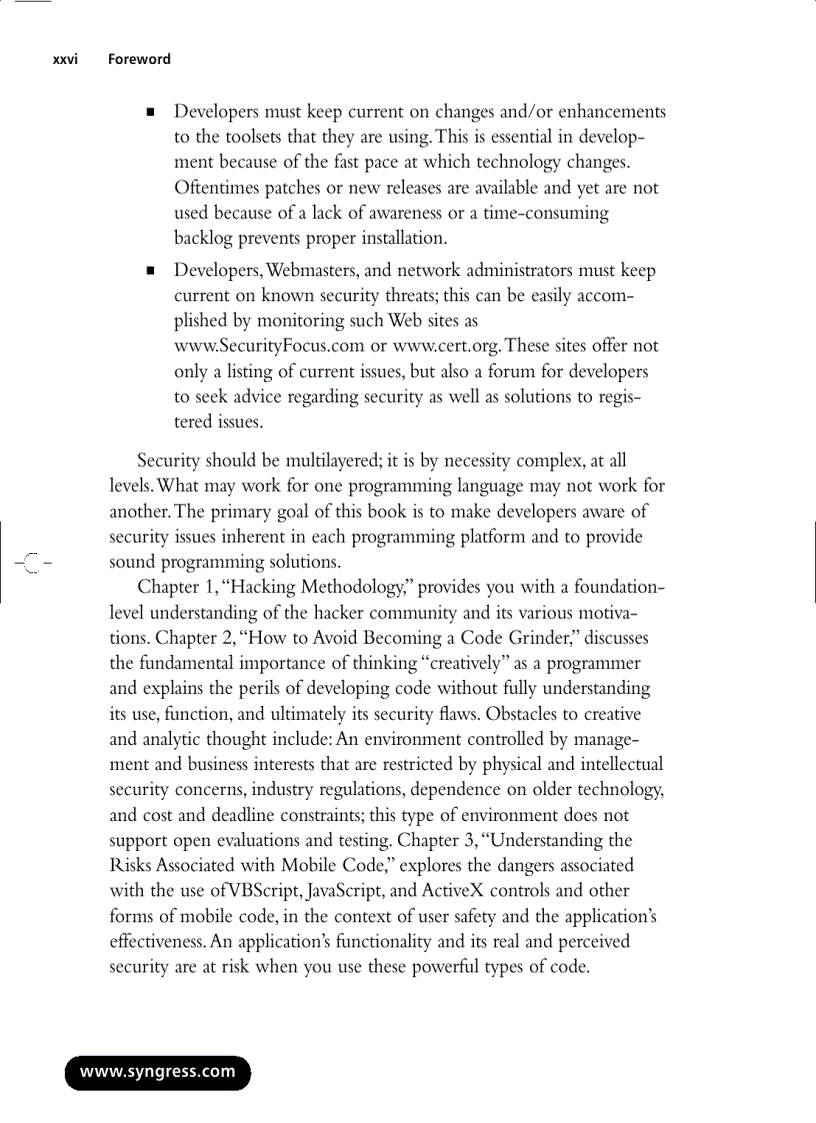 image for page Hack Proofing Web Applications