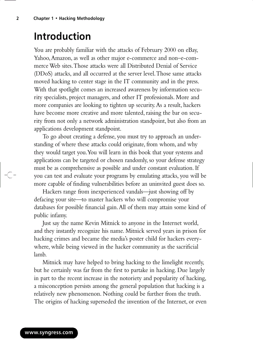 image for page Hack Proofing Web Applications