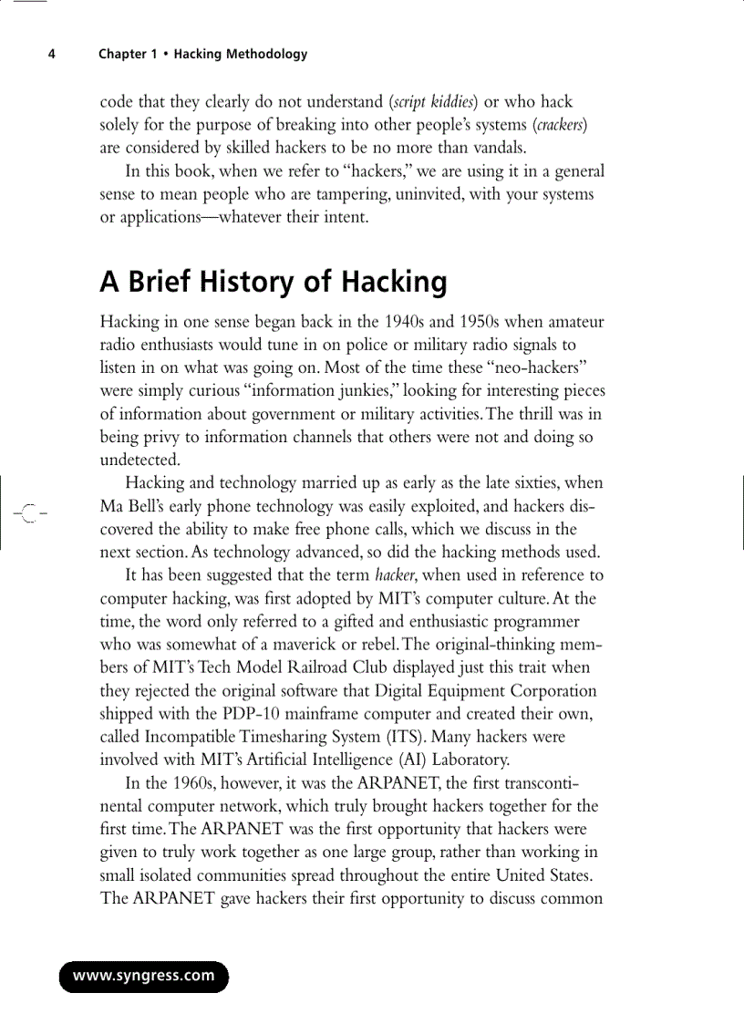 image for page Hack Proofing Web Applications