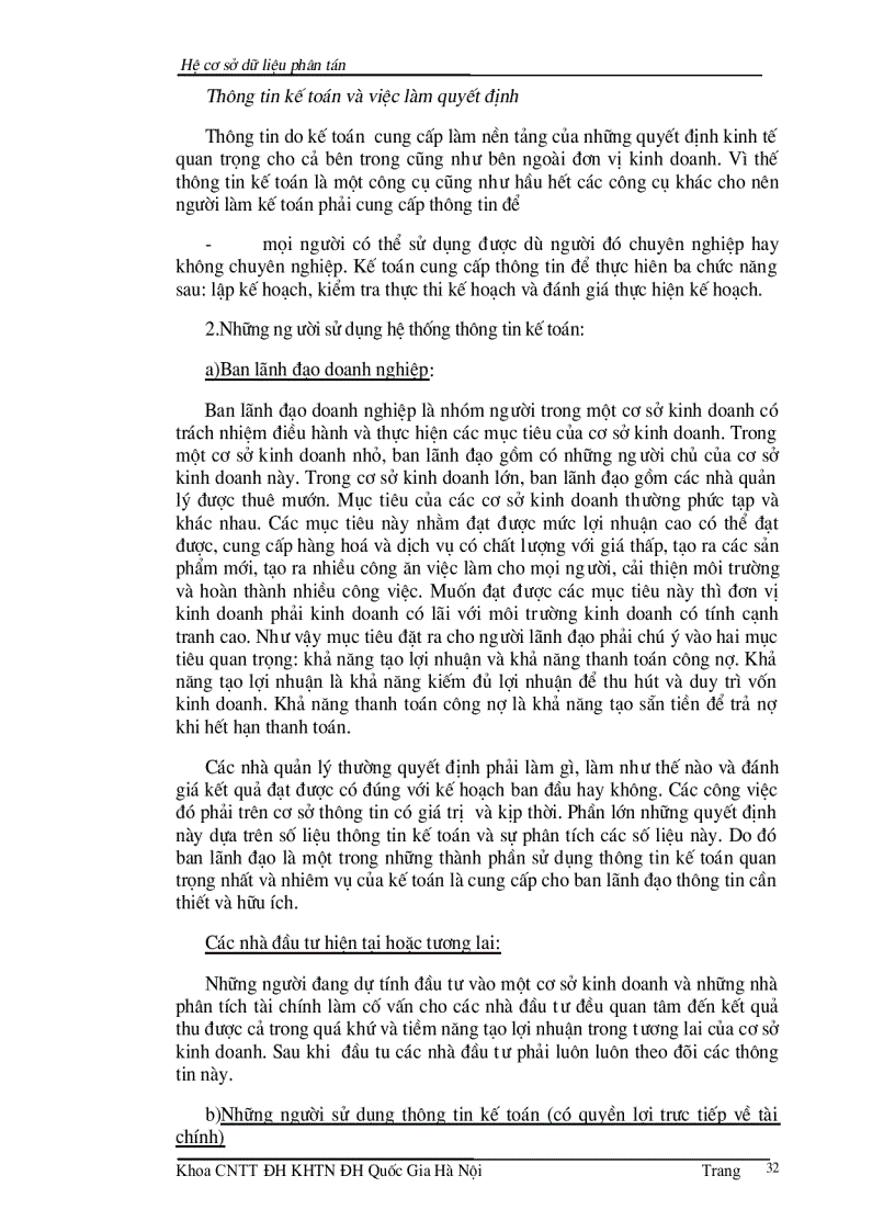 image for page Hệ cơ sở dữ liệu phân tán