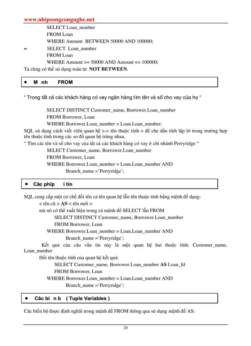 image for page Hệ Quản Trị Cơ Sở Dữ Liệu 1