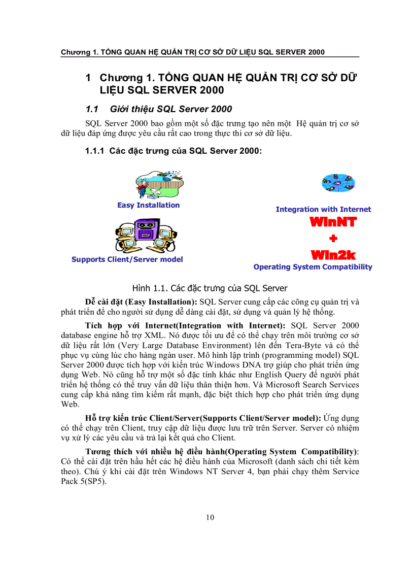 image for page Hệ quản trị CSDL SQL Server 2000