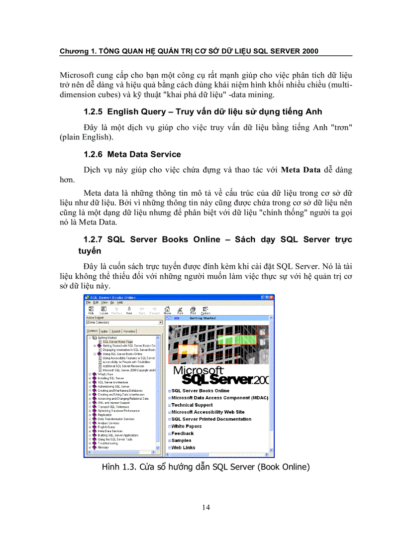 image for page Hệ quản trị CSDL SQL Server 2000