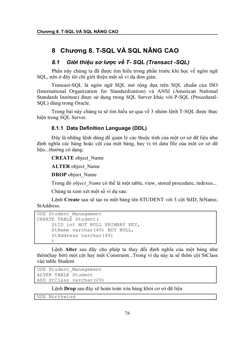 image for page Hệ quản trị CSDL SQL Server 2000
