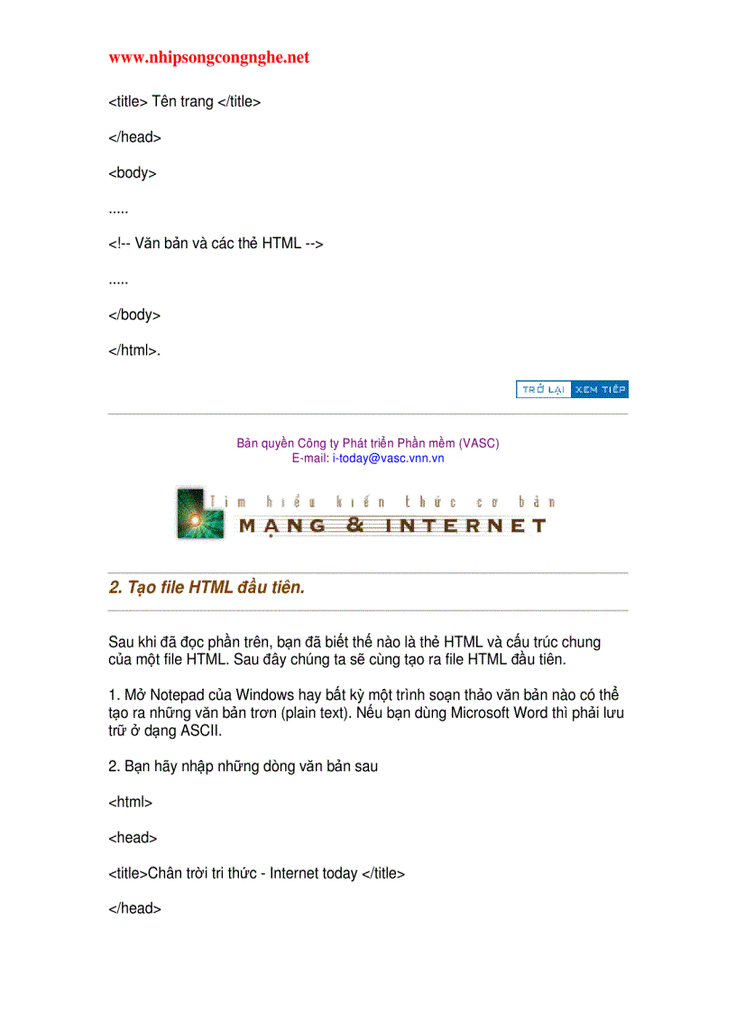 image for page HTML Căn Bản