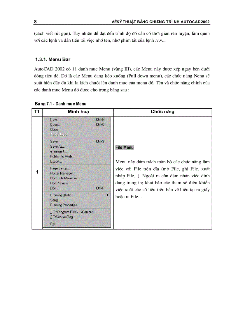 image for page Hướng Dẩn AutoCad 2002