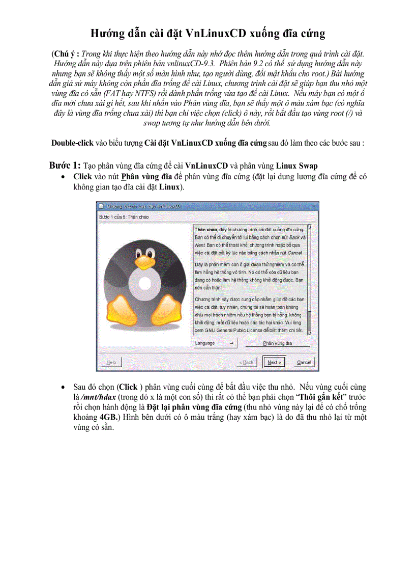 image for page Hướng dẫn cách cài vnlinux CD xuống đĩa cứng