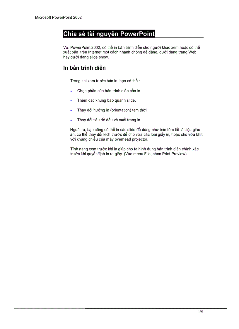 image for page Hướng Dẫn PowerPoint 2002