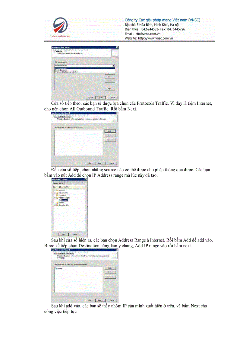 image for page Hướng dẩn setup Microsoft ISA 2004